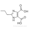 Acide 2-propyl-1H-imidazole-4,5-dicarboxy CAS 58954-23-7